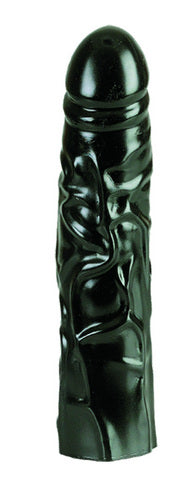 8.5 inch veined Black Chubby dildo