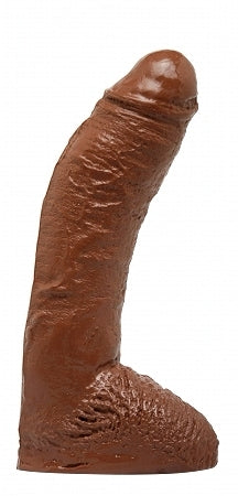 Basix Rubber Works Fat Boy Dong 10 Inch Brown