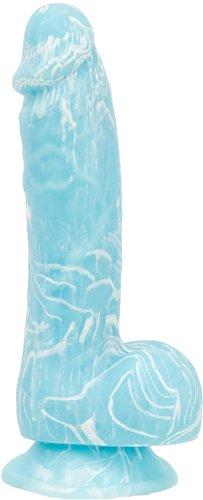 Addiction Luke 7.5 inches Blue Glow In The Dark Dildo