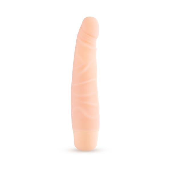 Silicone Willy&#039;s Slim 6.5 inches Vibrating Dildo Beige