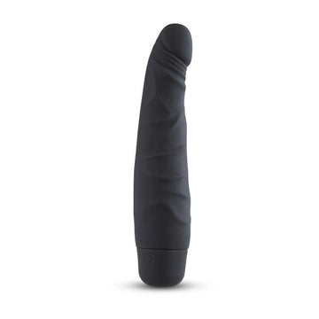 Silicone Willy&#039;s Slim 6.5 inches Vibrating Dildo Black