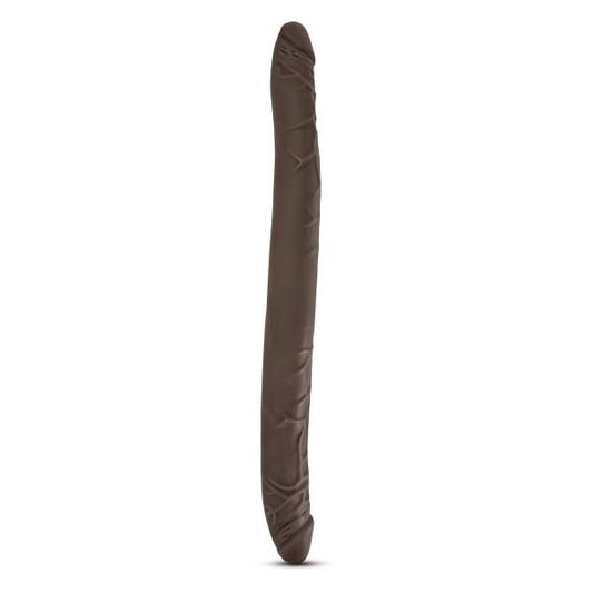 Dr Skin 16 inches Double Dildo Chocolate Brown