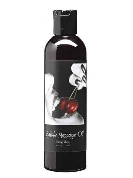 Edible Massage Oil Cherry Burst 8 Ounce