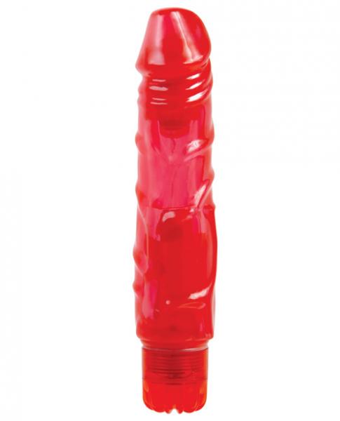 Easy O Red Rocket Realistic Vibrating Dildo