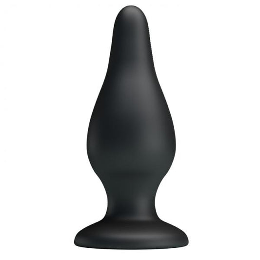 Pretty Love 6.1 inches Sturdy Silicone Anal Plug Black