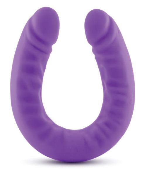 Ruse 18 inches Silicone Slim Double Dong Purple