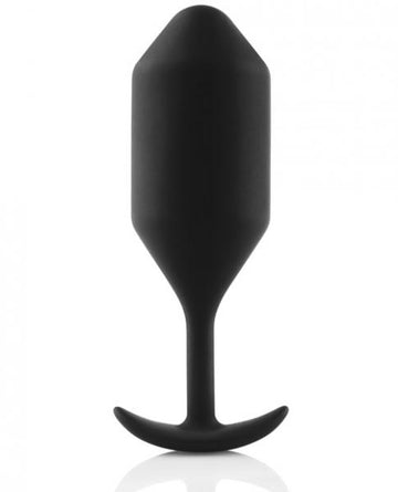 B-Vibe Snug Plug 4 Black 9oz Weight