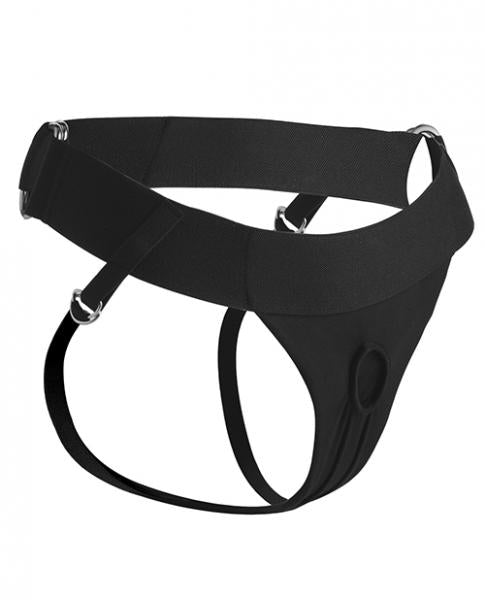 Thinz Jock Style Strap On Harness Londyn Black O/S