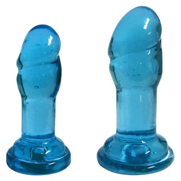 Lollicock Slim Sticks Mini Duo Berry Blue Butt Plugs