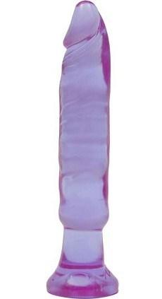 Crystal Jellies 6 inches Anal Starter Purple