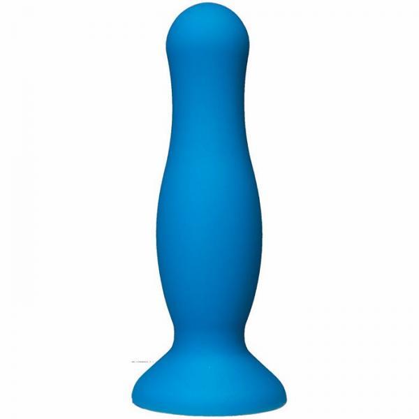 American POP! Mode 5" Silicone Anal Plug - Blue