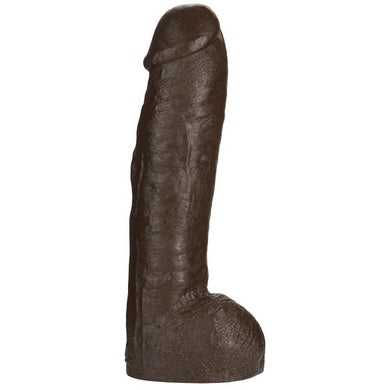 Vac-U-Lock 12" Realistic Hung Dong - Brown