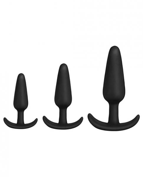 Mood Naughty 1 Anal Trainer Set Black 3 Plugs