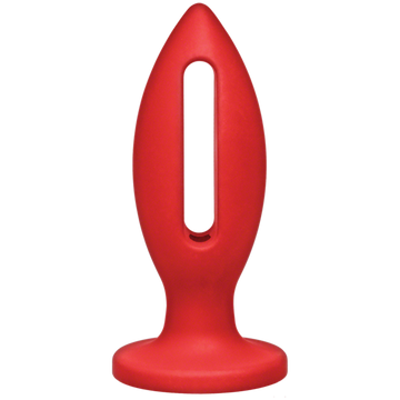 Kink Wet Works 4 inches Silicone Lube Luge Plug Red