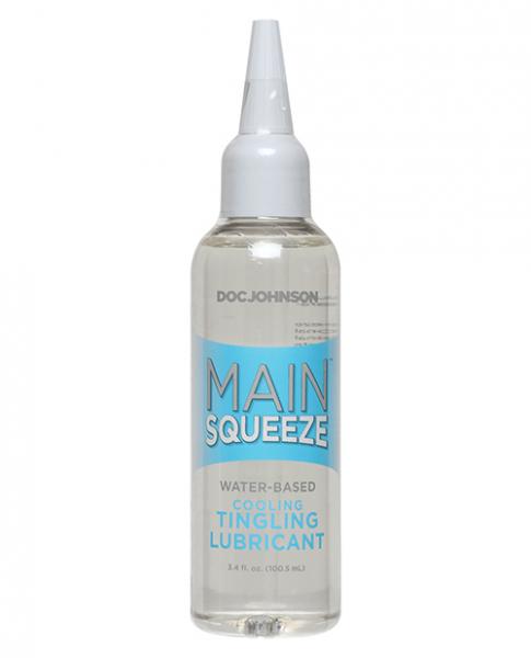 Main Squeeze Cooling Tingling Water Based Lubricant 3.4oz