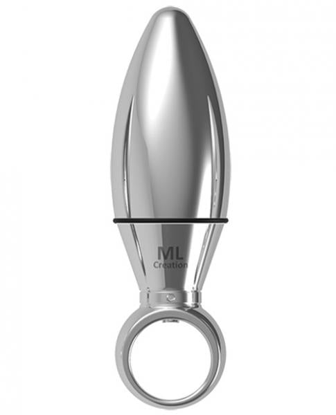 Ml Creation Intense Silver Black Ring Detail Vibrator