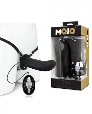 Mojo Ghia Vibrating Male Harness Black