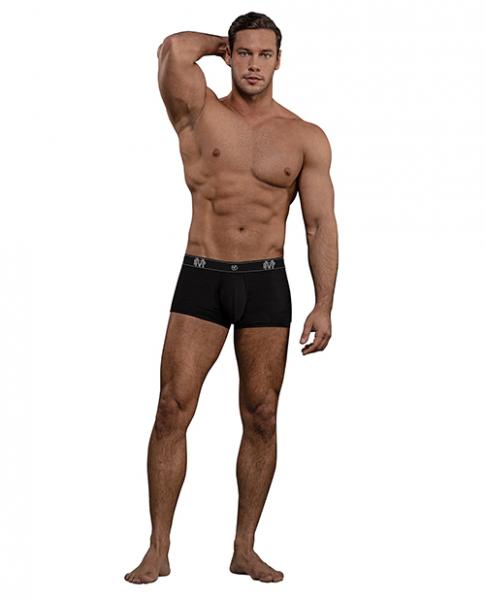 Bamboo Low Rise Pouch Enhancer Shorts Black Lg