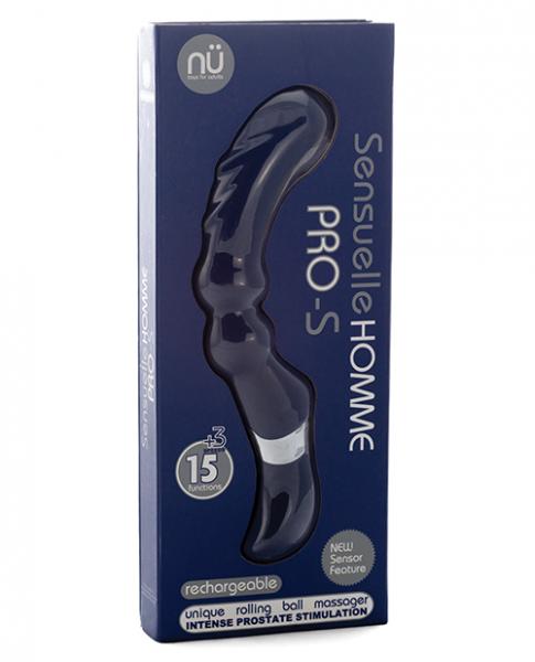 Sensuelle Homme Pro S Prostate Massager - Navy Blue