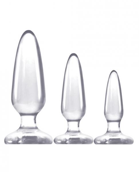 Jelly Rancher Butt Plug Trainer Kit Clear