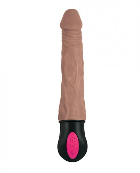 Natural Realskin Hot Cock #1 Brown Realistic Vibrator