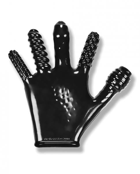 Finger F*ck Textured Glove Oxballs Black