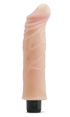 Real Feel Lifelike Toyz No. 6 Beige Vibrating Dildo