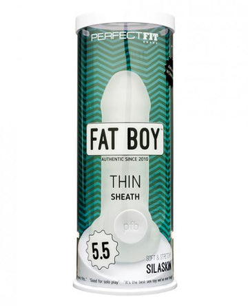 Perfect Fit Fat Boy Thin 5.0 inches Sheath Clear