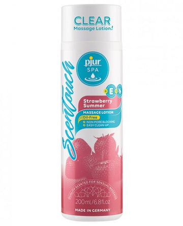 Pjur Spa Scentouch Strawberry Summer Massage Lotion 6.8oz