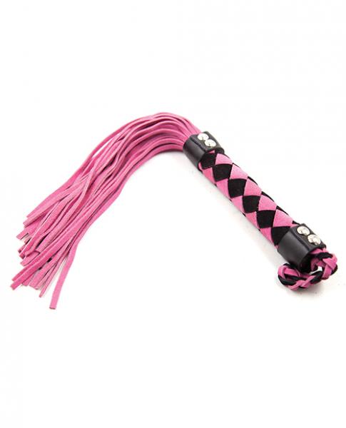 Plesur 15 inches Leather Flogger Pink