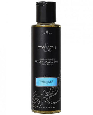 Me & You Massage Oil Vanilla Sugar Sweet Pea 4.2oz