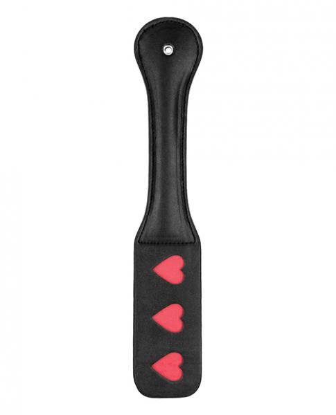 Ouch Hearts Impression Paddle Black