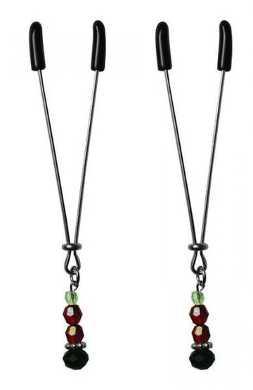 Sexperiments Ruby Black Nipple Clamps