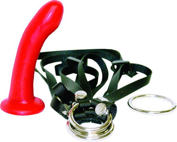 Menage A Trois Double Penetration Harness & Dildo Set