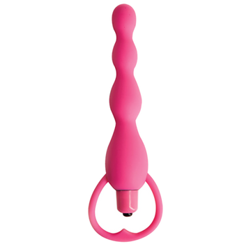 Climax Silicone Vibrating Bum Beads Pink