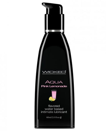 Wicked Aqua Pink Lemonade Flavored Lubricant 2oz