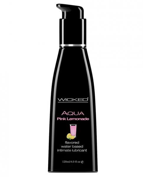 Wicked Aqua Pink Lemonade Flavored Lubricant 4oz