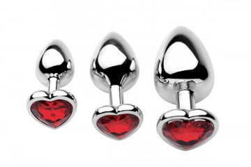 Chrome Hearts Anal Plugs with Gem Accents 3 Pack