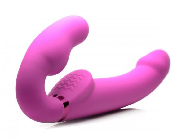 10X Evoke Ergo Fit Inflatable & Vibrating Strapless Strap-On Dildo