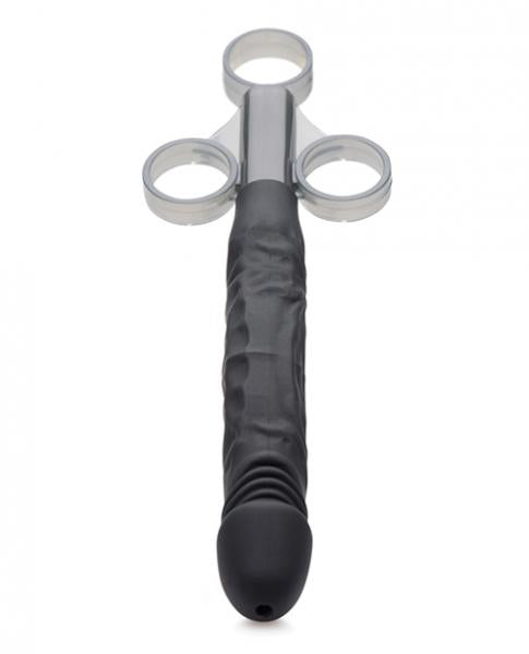 Jizz Shooter Silicone Dildo Lubricant Launcher