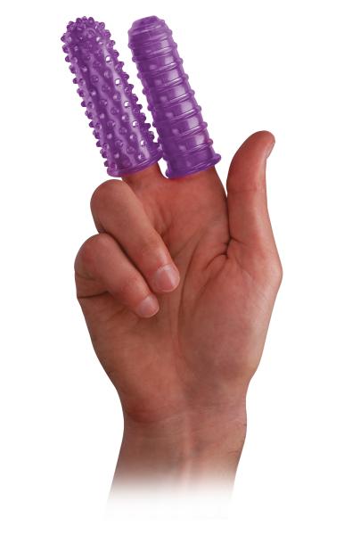 Jelly Finger Stimulators Purple Set