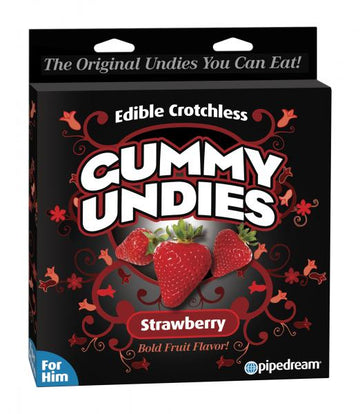 Edible Male Gummy Undies Strawberry