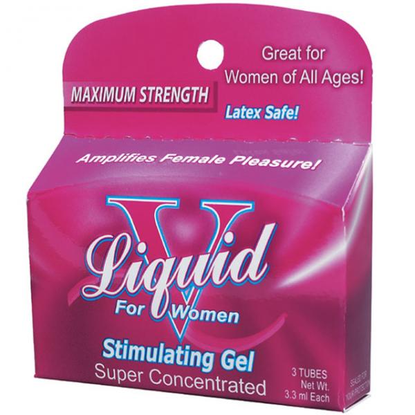 Liquid V  Stimulating Gel For Women 3 Tubes