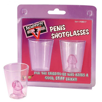 Bachelorette Outta&#039; Control Penis Shot Glasses