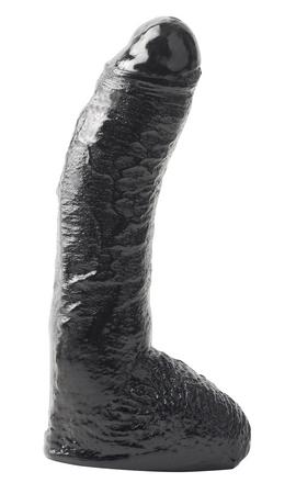 Basix Rubber Works 10 inches Fat Boy Black Dildo