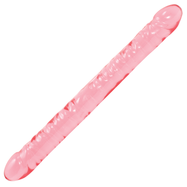 Crystal Jellies Double Dong 18 Inches Pink