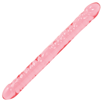 Crystal Jellies Double Dong 18 Inches Pink