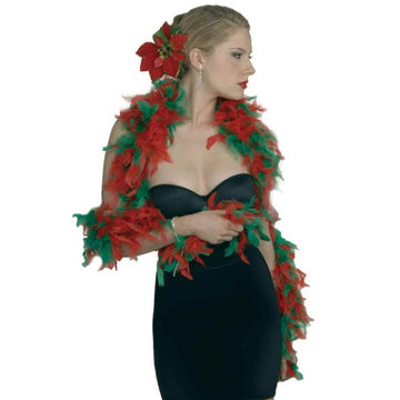 Xmas Red &amp; Green Boa