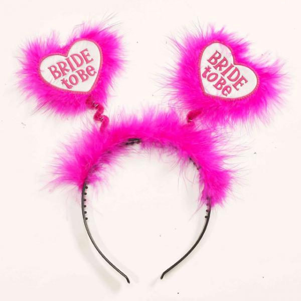 Bride To Be Head Band-pink