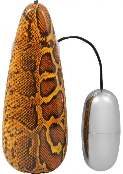 Primal Instincts Vibrating Egg - Snake Print